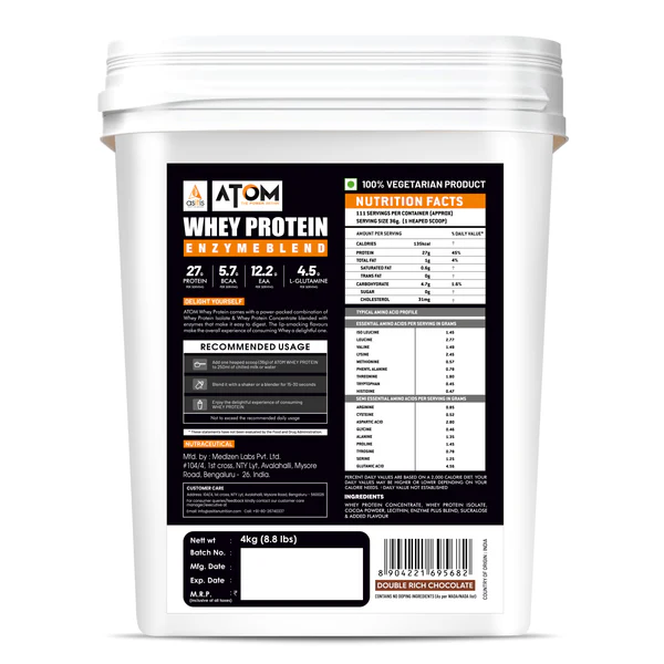 Atom Whey 4Kg |Whey Protein